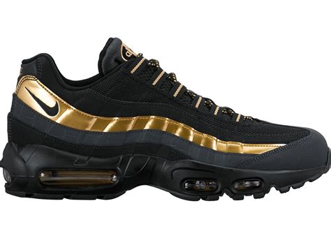 nike air max 95 se schwarz gold|nike air max 95 casual.